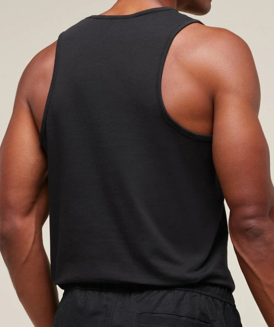 GYMSHARK Lebanon - Critical Tank Black - Back
