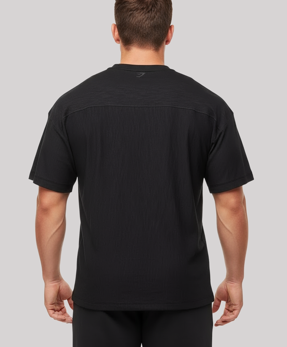 Lightweight Slub Textured T-Shirt