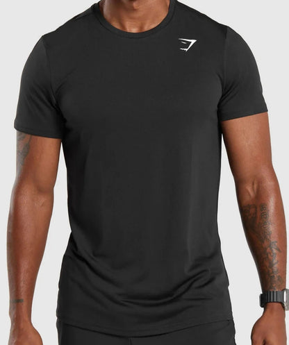 GYMSHARK Lebanon - Arrival T-Shirt Black - Front