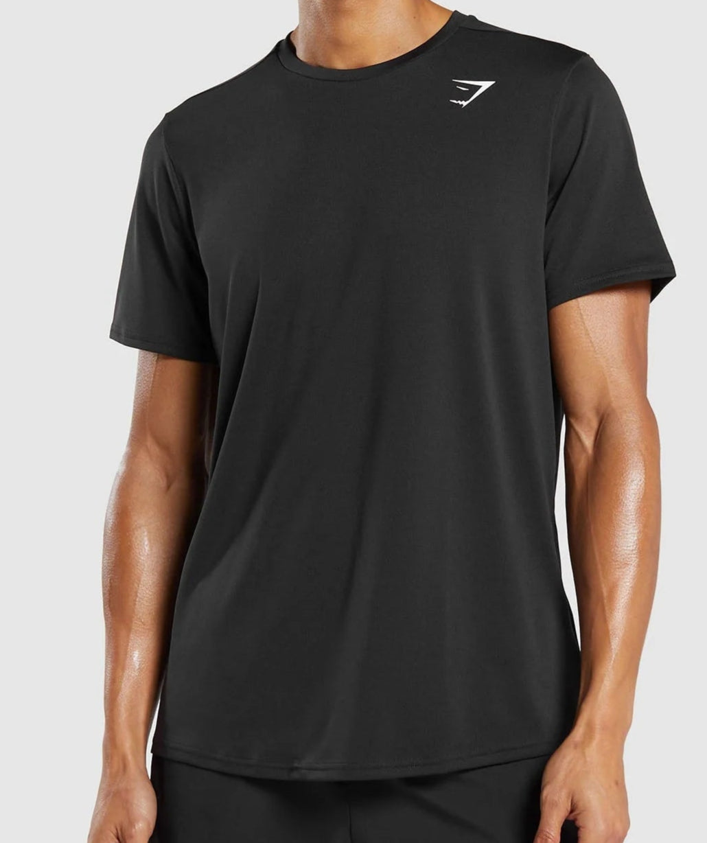 GYMSHARK Lebanon - Arrival Regular Fit T-Shirt Black - Front