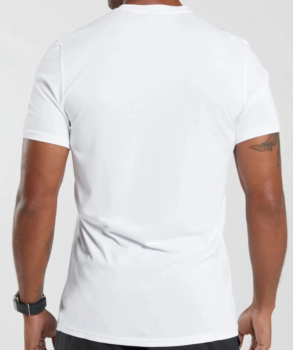 GYMSHARK Lebanon - Arrival T-Shirt White - Back