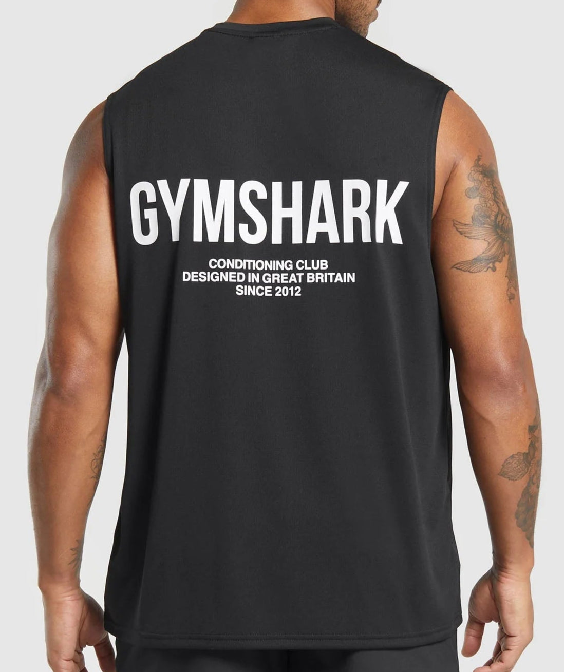 GYMSHARK Lebanon - Conditioning Club Tank Black - Back
