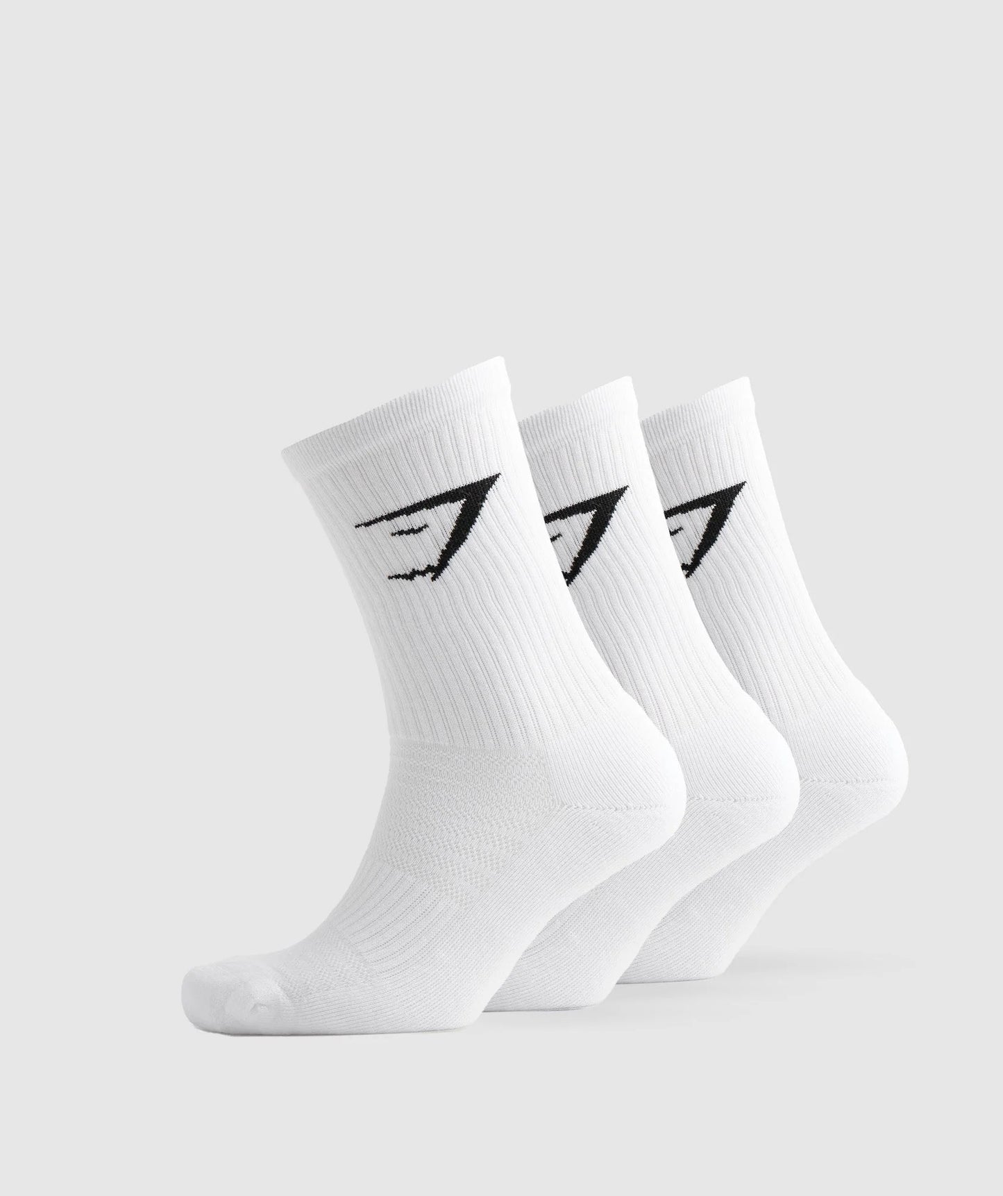 GYMSHARK Lebanon - Crew Socks 3pk White