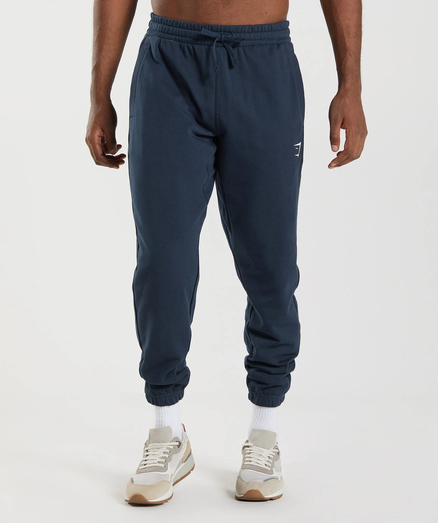 GYMSHARK Lebanon - Essential Oversized Joggers Navy - Front