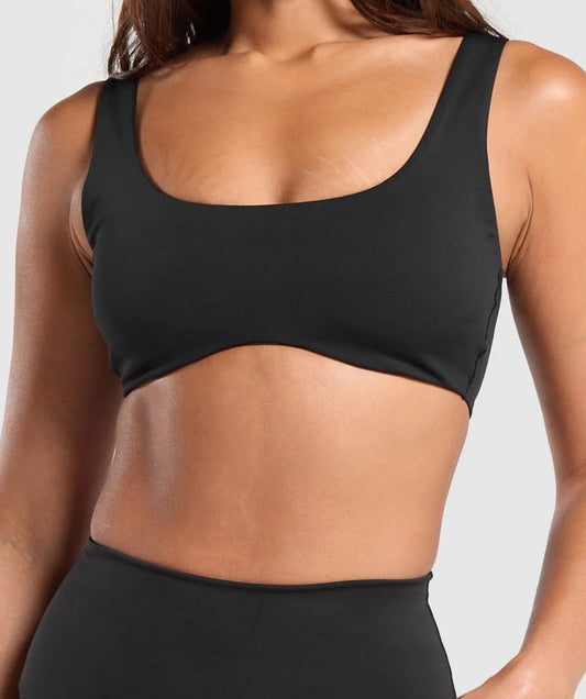 GYMSHARK Lebanon - Everyday Sports Bra Black - Front