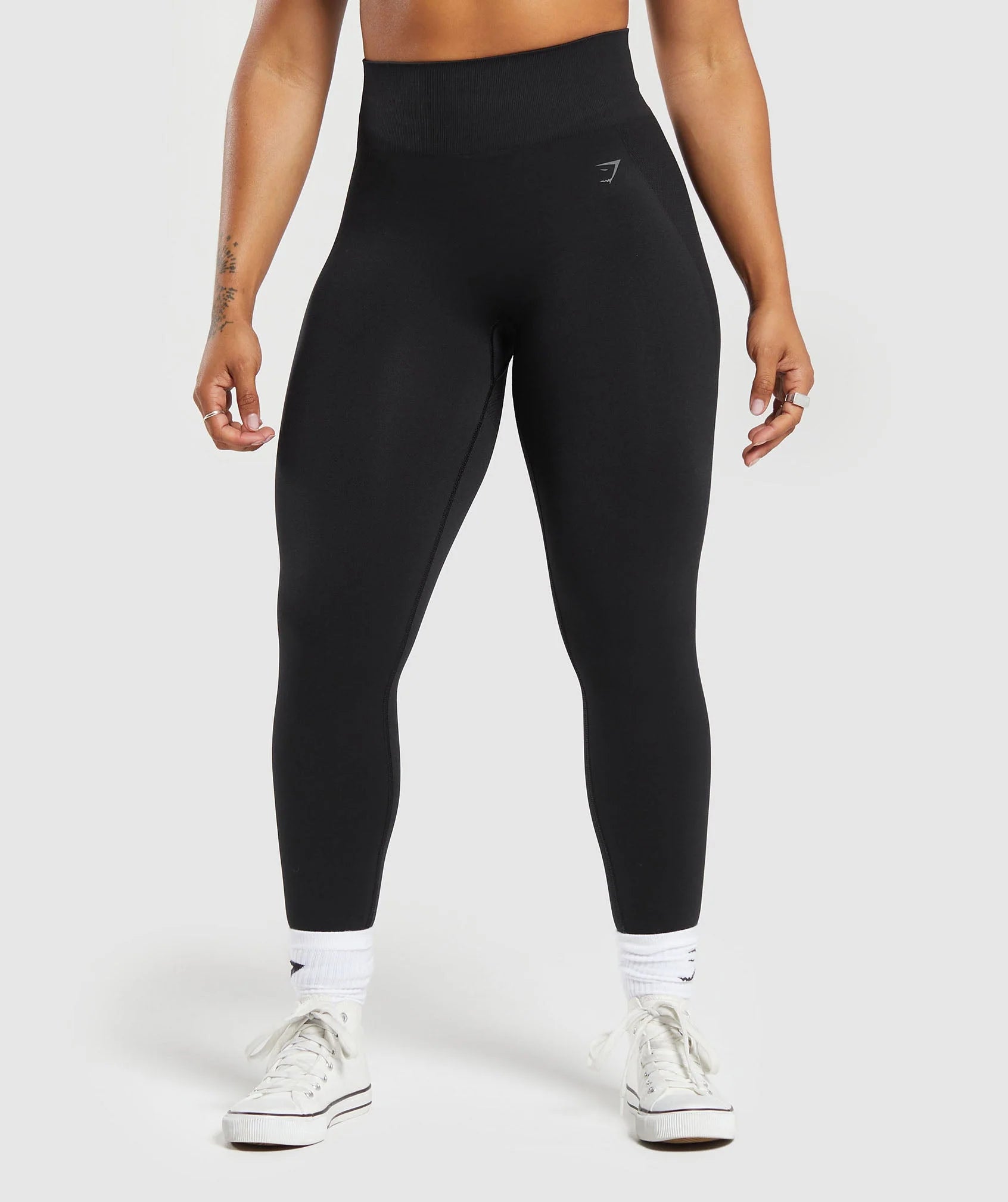 GYMSHARK Lebanon - Flex High Waisted Leggings Black - Front