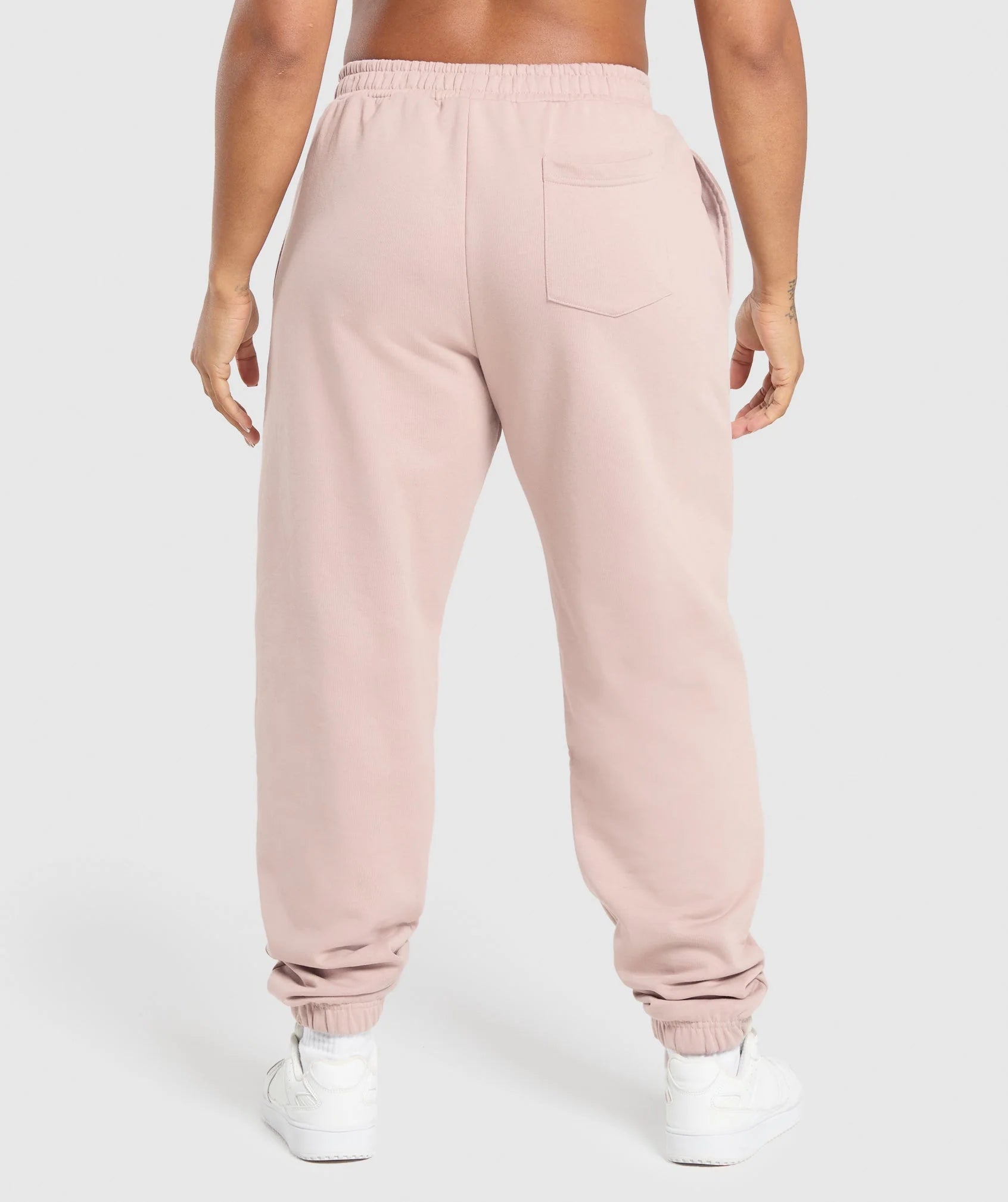 GYMSHARK Lebanon - Collegiate Joggers Muted Pink - Black