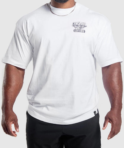 GYMSHARK Lebanon - Lifting Man T-Shirt White - Front