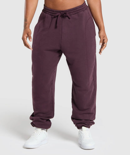 GYMSHARK Lebanon - Power Washed Joggers Depth Purple - Front