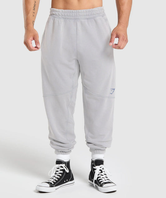 GYMSHARK Lebanon - Heritage Joggers Denim Grey - Front