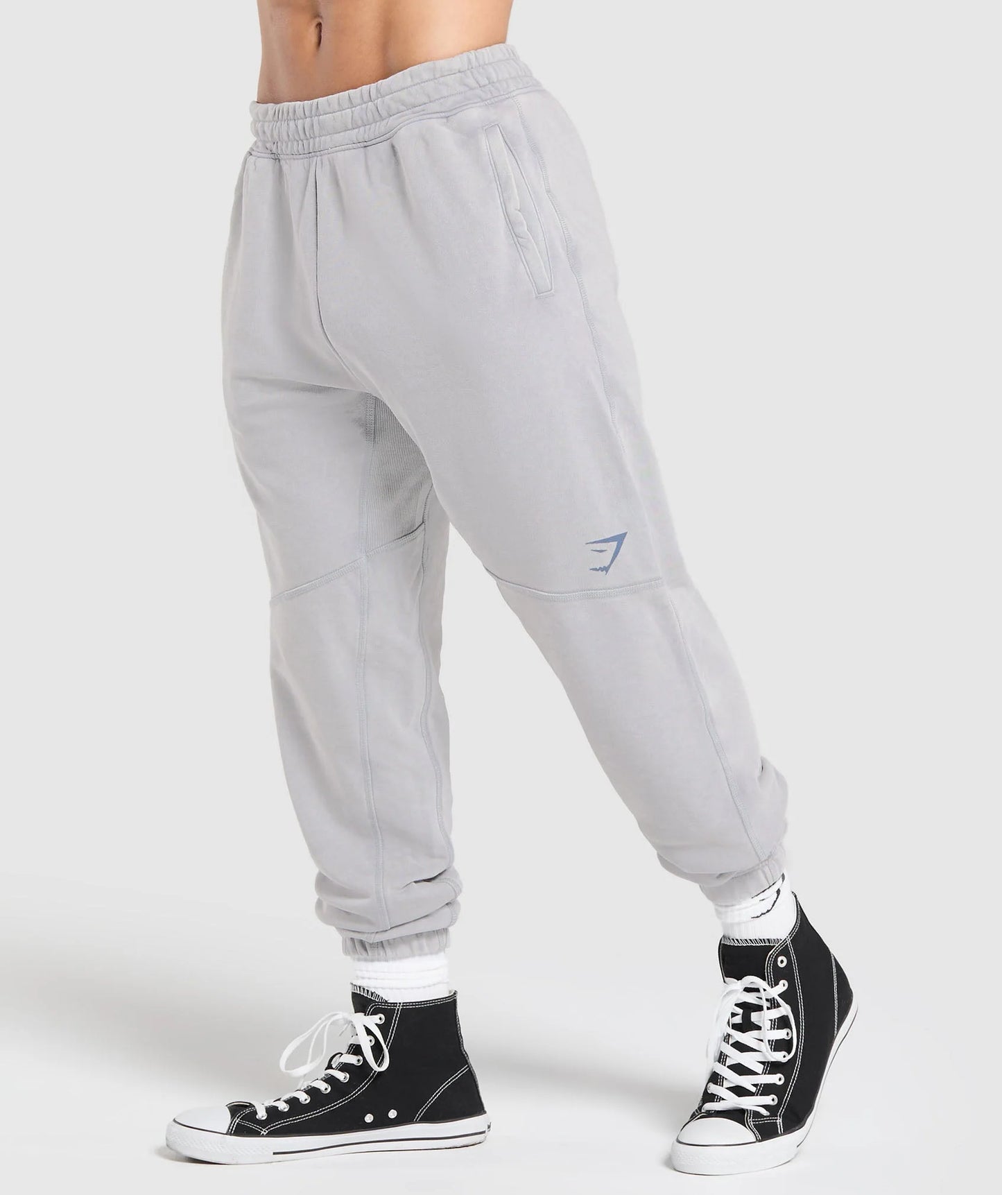 GYMSHARK Lebanon - Heritage Joggers Denim Grey - Side