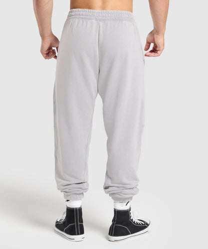 GYMSHARK Lebanon - Heritage Joggers Denim Grey - Back