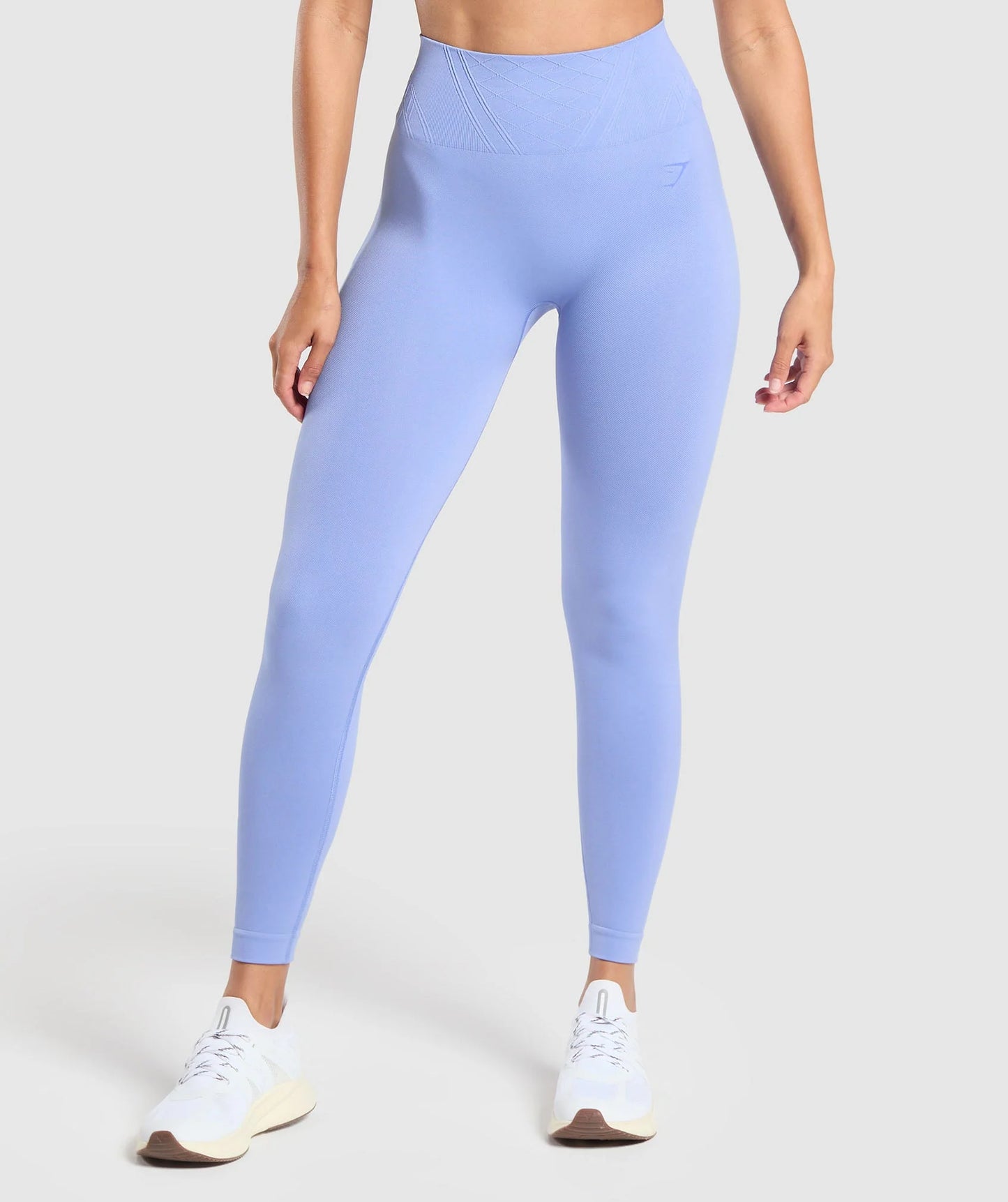 GYMSHARK Lebanon - Corset Seamless Leggings Lift Blue - Front