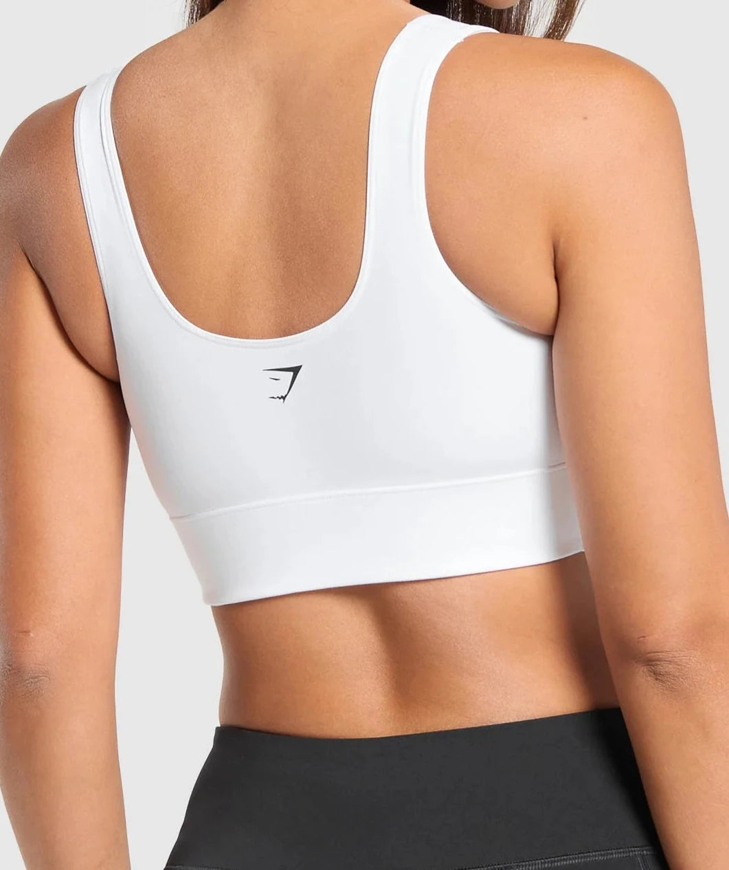 GYMSHARK Lebanon - Longline Sports Bra White - Back