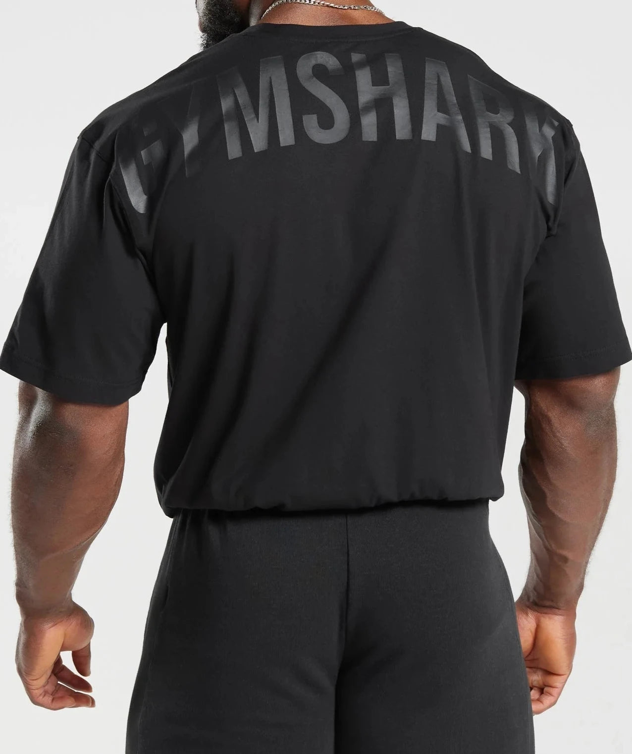 GYMSHARK Lebanon - Power T-Shirt Black - Back