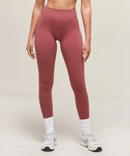 GYMSHARK Lebanon - Soft Sculpt Leggings Washed Berry Pink - Front