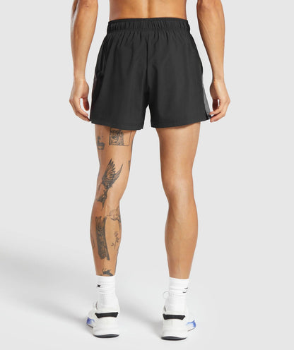 GYMSHARK Lebanon - Sport 5" Shorts Black - Back