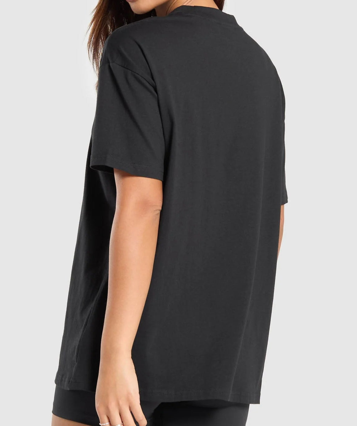 GYMSHARK Lebanon - Training Oversized T-Shirt Black - Back