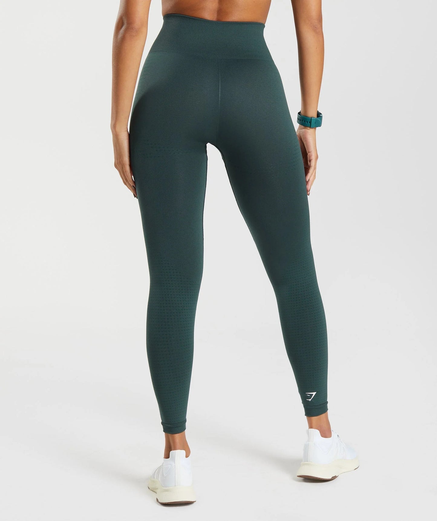 GYMSHARK Lebanon - Vital Seamless 2.0 Leggings Green - Back