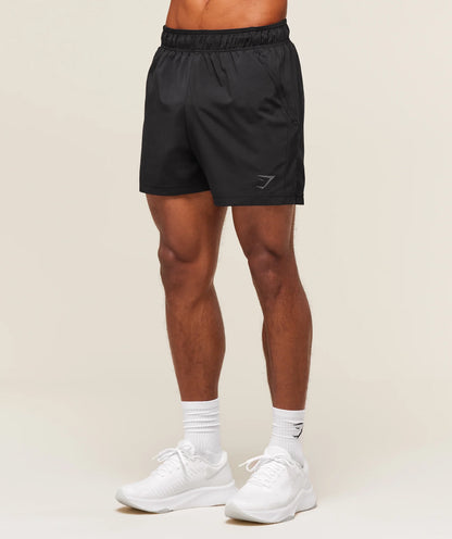 GYMSHARK Lebanon - Sport 5" Black All - Front