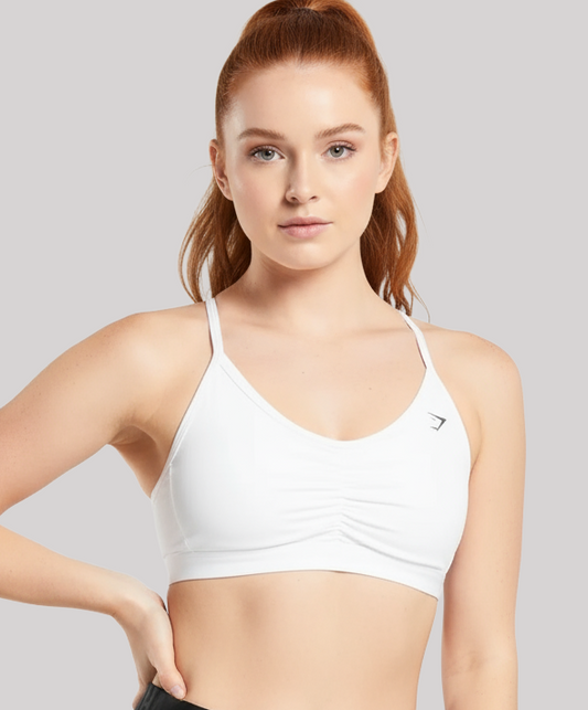 Ruched Sports Bra