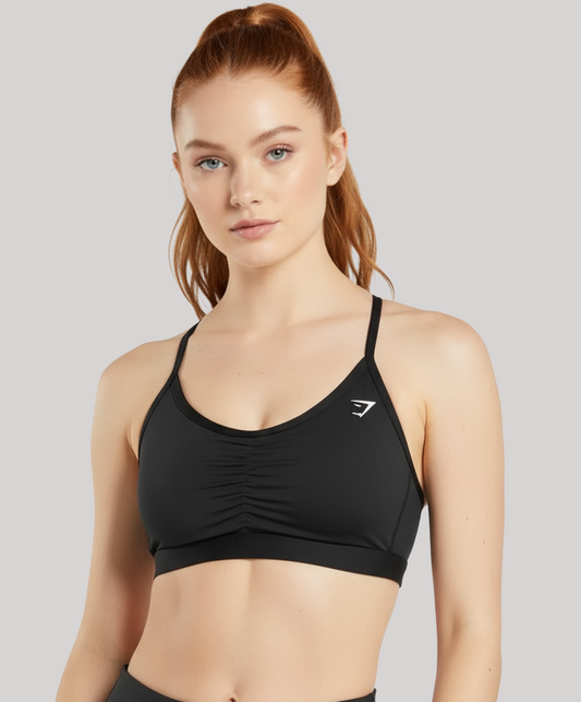 Ruched Sports Bra